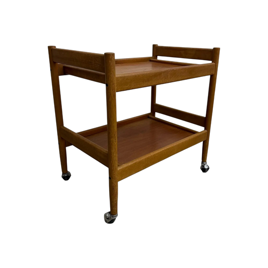 1970s Mid Century Cocktail Bar Cart Trolley