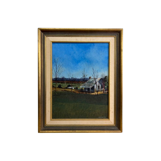 20th Century Oil Painting by James L Weinbren - 'Wheatfields, WA'