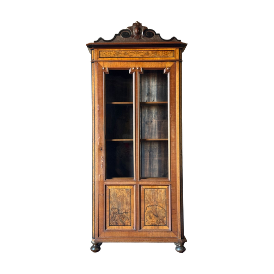 Antique Mahogany Display Cabinet