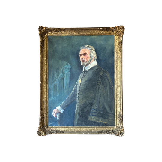 Vintage Gilt Framed Portrait Painting