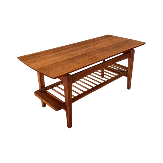Mid Century Solid Wood Coffee Table