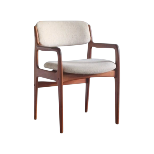 Set Of Six Original Benny Linden Design Dining Chairs Including Two Carvers