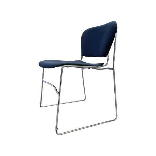 Perry Chair I Stackable Cantilever Chairs I Charles Perry Original I MADE IN USA Off White Colour