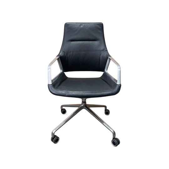 Wilkhahn Graph Chair I High back Executive Management Leather Chairs