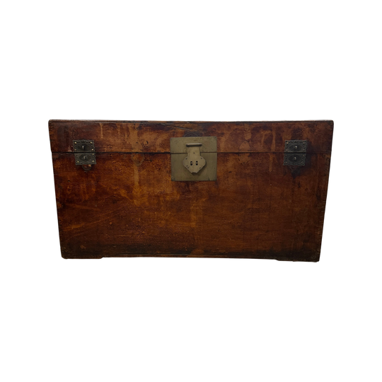Early 20th Century Chinese Wooden Trunk