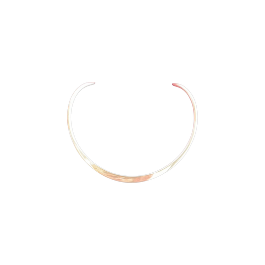Georg Jenson 1970's Stirling Silver Neck Ring by Ove  Wendt