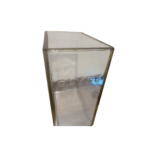 Antique Clyde Glass Battery Acid Jar.