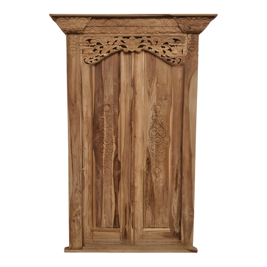 Balinese Recycled Teak Door Raw