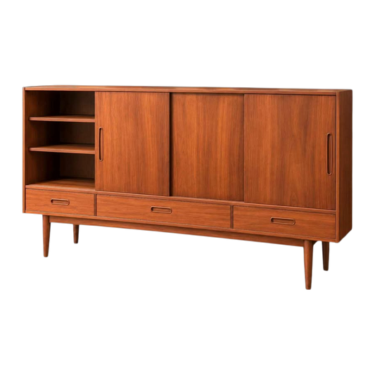 MCM 4-door Teak Buffet