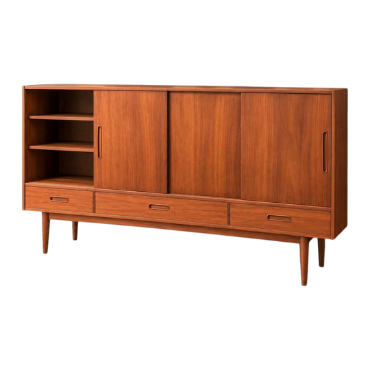 MCM 4-door Teak Buffet
