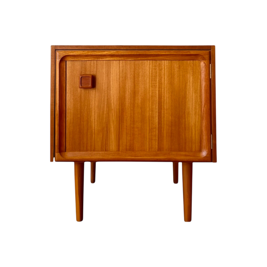 Parker Mid Century Teak Record Cabinet