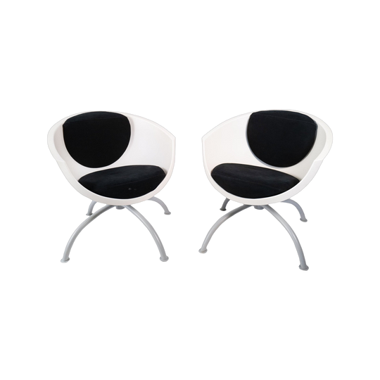 IKEA GUBBO Swivel Chairs, Mia Lagerman (Pair)