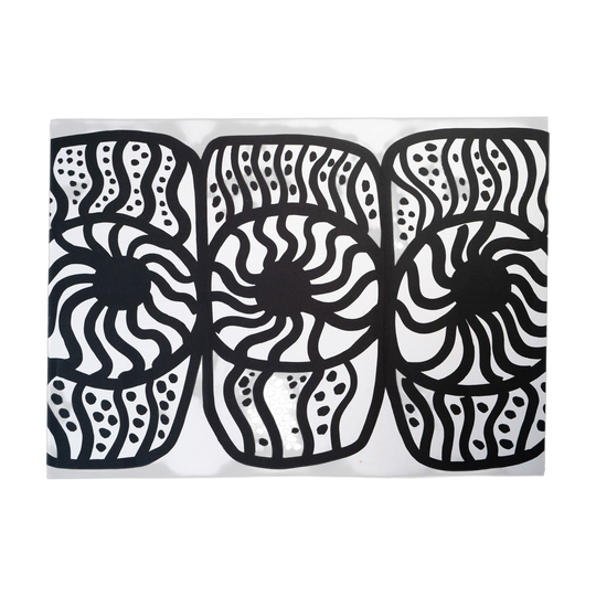 Stretched Vintage Marimekko Textile, Maija Isola