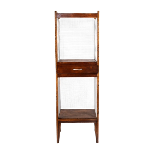 Australian Meat Safe, Opened as Shelving, 1940s