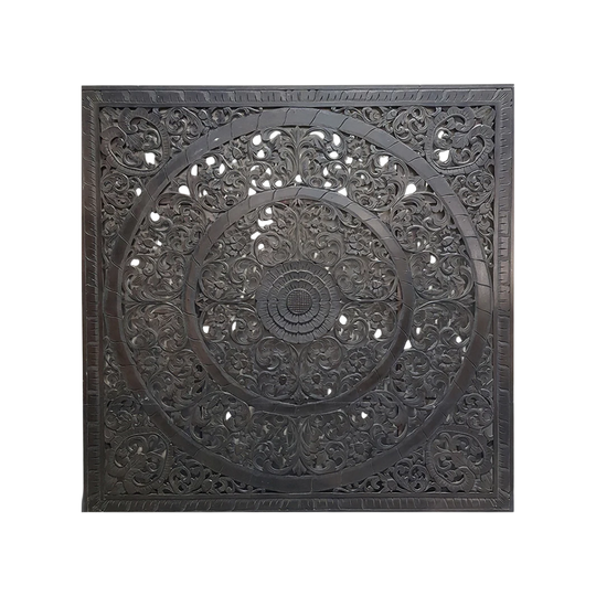 Hand Carved Panel DARK BROWN 165 X 165