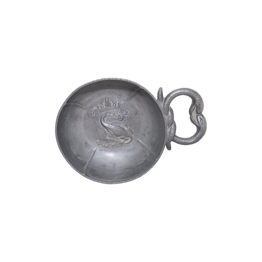 French pewter wine taster