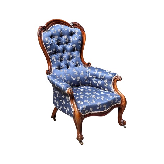 19th century English mahogany gents chair c.1870