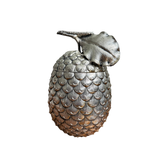 Vintage Italian Acorn Ice Bucket By Mauro Manetti