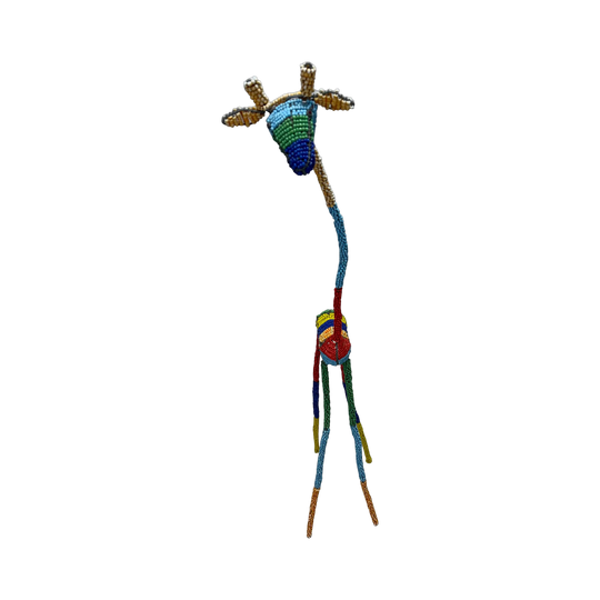 African Beaded Wire Girrafe