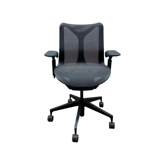 Herman Miller Cosm Chair – Low Back, Nightfall, Height-Adjustable Arms