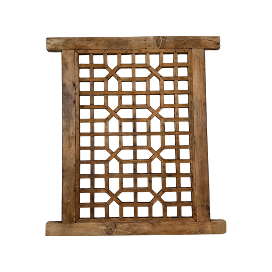 Antique Elm Window Screen