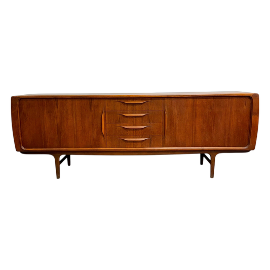 Rare Mid Century Restored Teak Berryman Sideboard by Johannes Andersen
