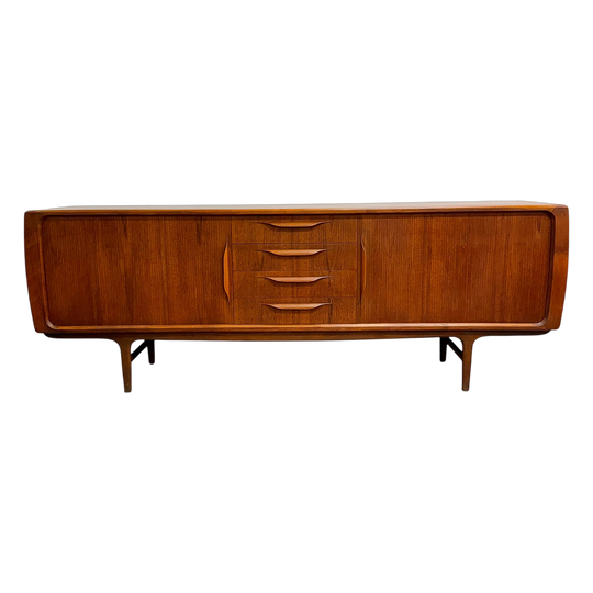 Rare Mid Century Restored Teak Berryman Sideboard by Johannes Andersen