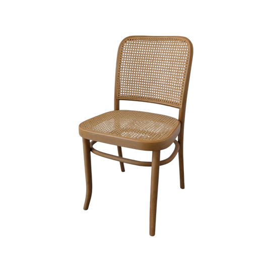Vintage Josef Hoffmann Model 811 Prague Bentwood and Cane Chair