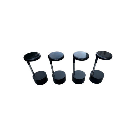Set of Four 1970s Italian Golf Stools. By Roberto Lucci & Paolo Orlandini for Velca