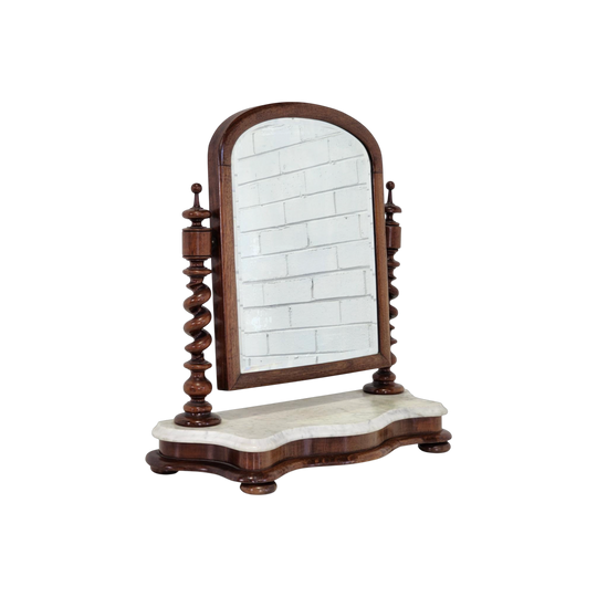 Mirror with Marble Base