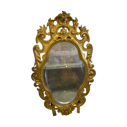 Antique 19th Century French wood mirror