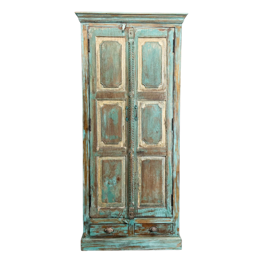 Turquoise Indian Almirah