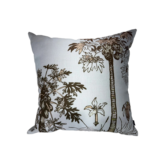 Grace Garrett Botanical Toile Pattern Throw Cushion