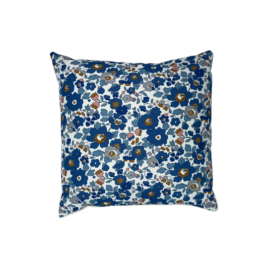 Blue Floral Liberty-style Cushion