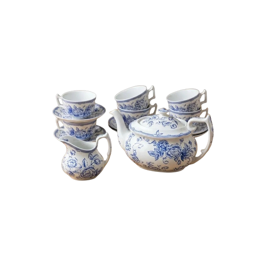 6 Person Vintage Spode Clifton x Laura Ashley Tea Service