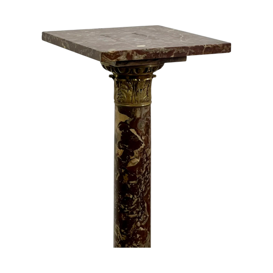 Antique French  Marble Display Column.