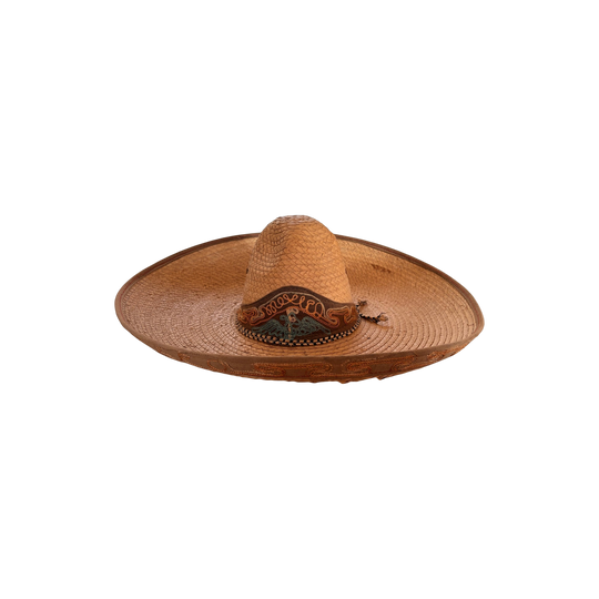 Vintage Mexican Handmade embroidered sombrero