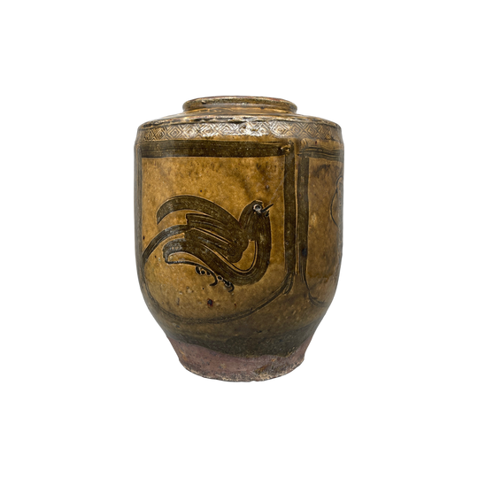 Vintage Chinese Pottery storage Jar