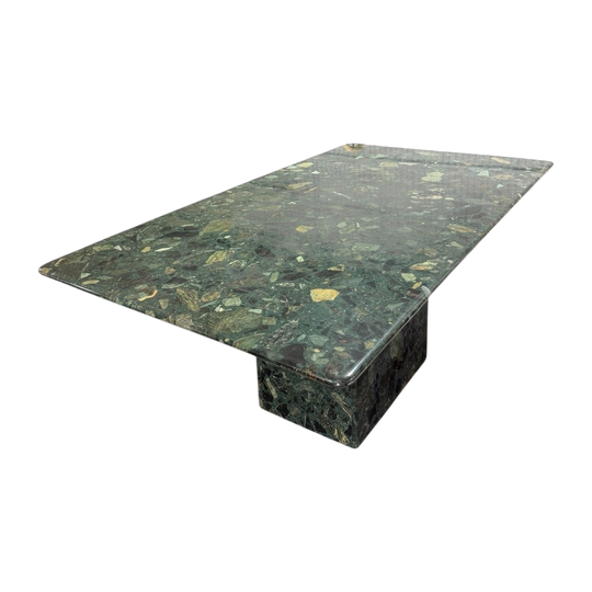 Green Palladiana Terrazzo Marble Dining Table