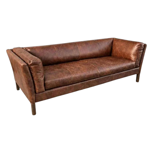 Danish Top-grain Leather Sofa