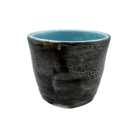 Handmade ceramic stoneware cup