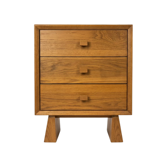 Bedside Table, 3 drawers by Cafe Lighting & Living
