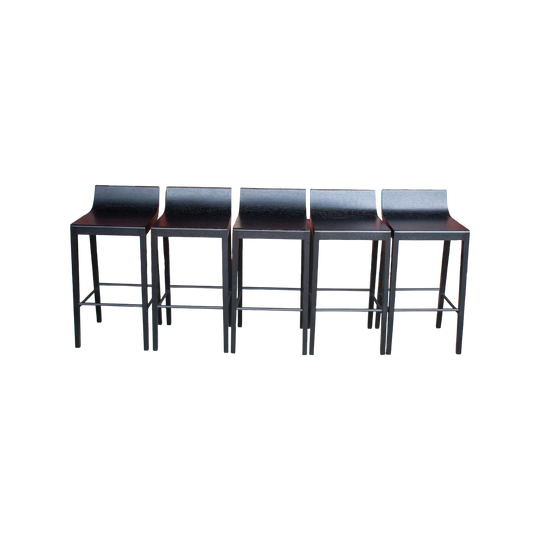 Set of 5 Globe West Bar Stools