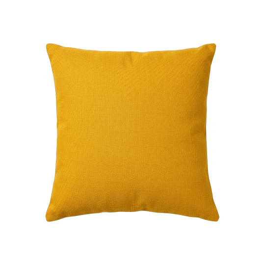 Textured Warm Yellow Throw Cushion