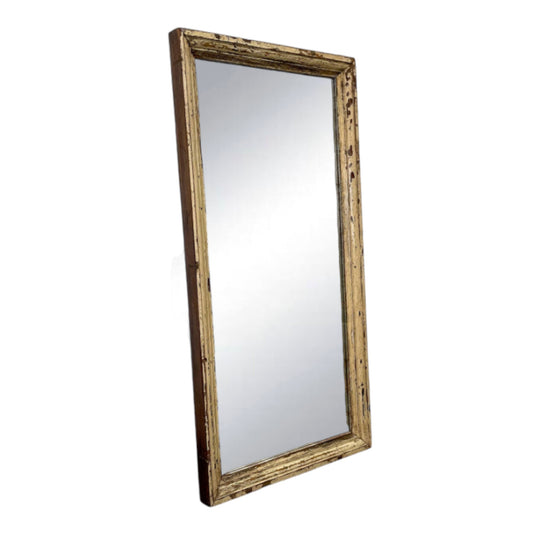 Wooden Cream Mirror