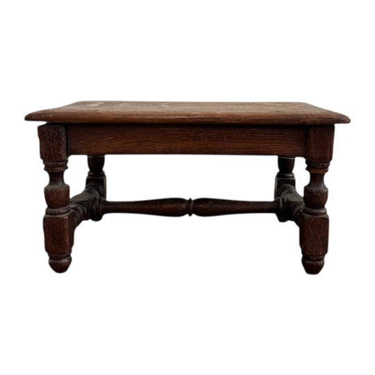 Oak Foot Rest Late 19TH Century