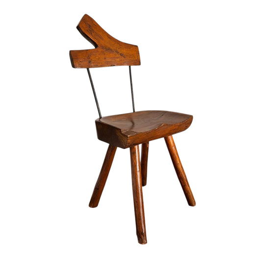 Brutalist Freeform 1950s Side Chair