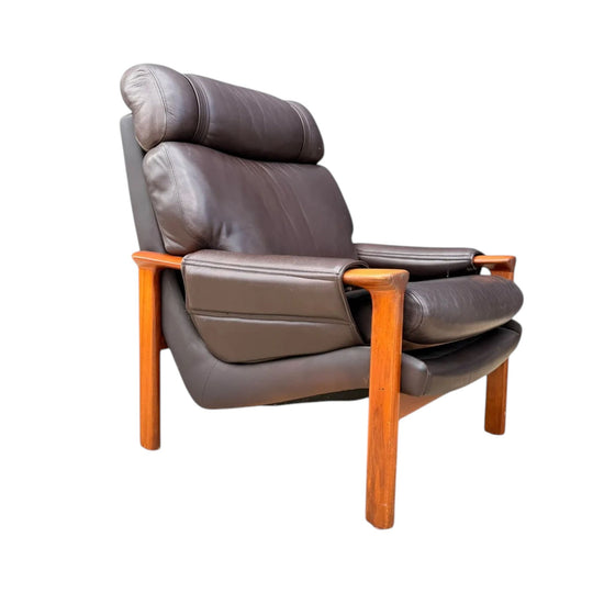 Tessa T21 Chocolate Brown Leather Armchair