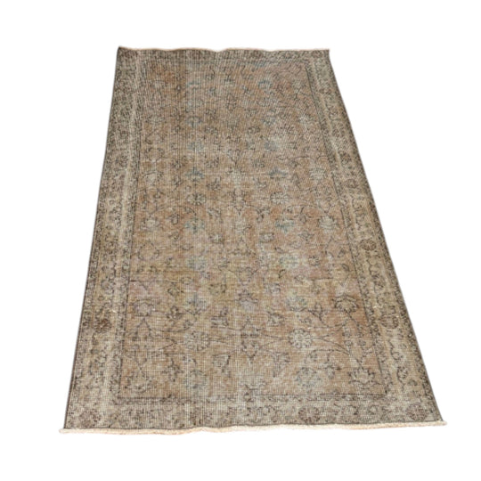 Rug.89 | 97 x 187cm | Vintage Oushak Turkish Scatter Rug