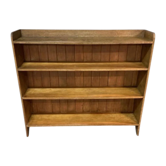 Rustik mid-century modern oak and kauri bookcase